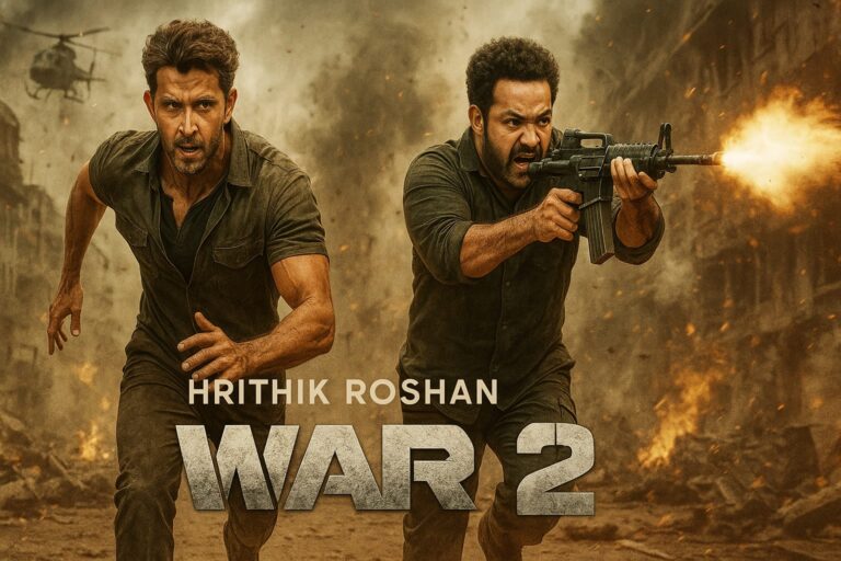War 2 action scene Hrithik Roshan Jr NTR intense fight Bollywood movie upcoming