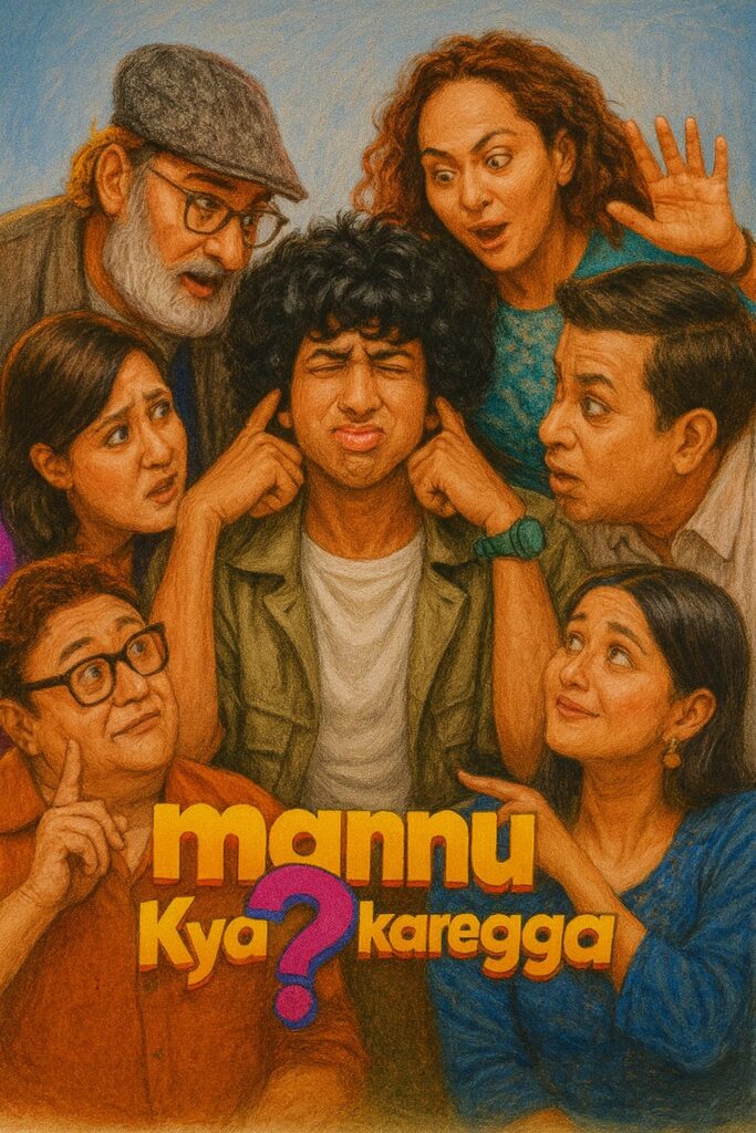 Mannu Kya Karegga Movie Poster with Star Cast"
