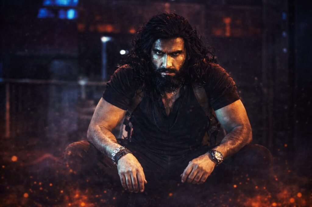 Dhurandhar 2 day 5 box office collection Ranveer Singh powerful pose movie still
