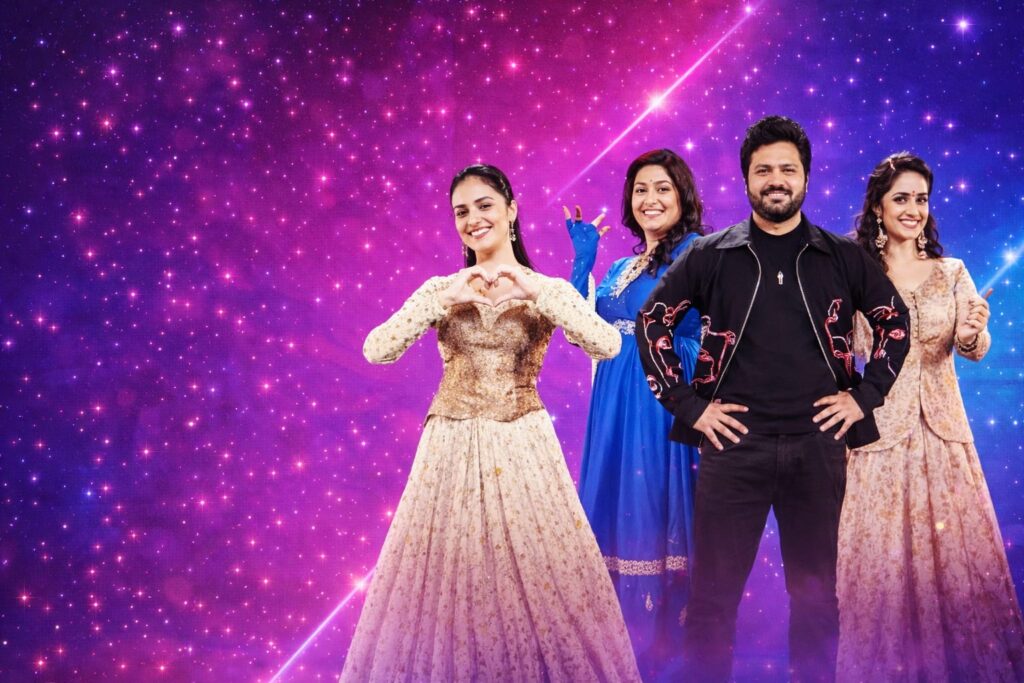 Indian reality show dance contestants colorful stage performance JioHotstar