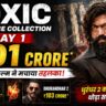 Toxic movie Yash intense bearded look with fiery background