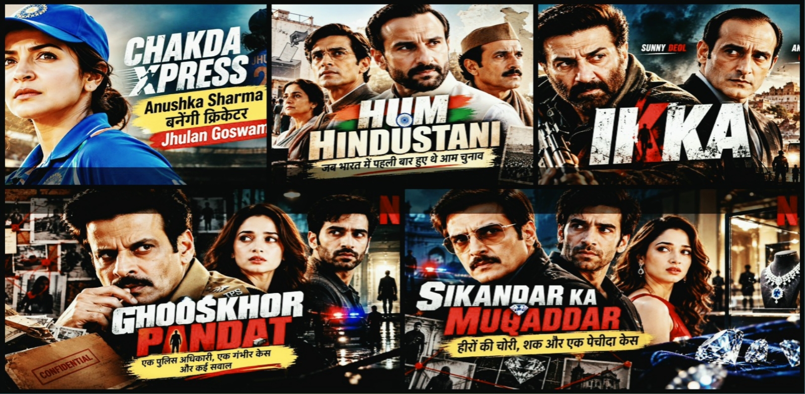Netflix movies Chakda Xpress, Hum Hindustani, Ikka, Ghooskhor Pandat and Sikandar Ka Muqaddar featured image