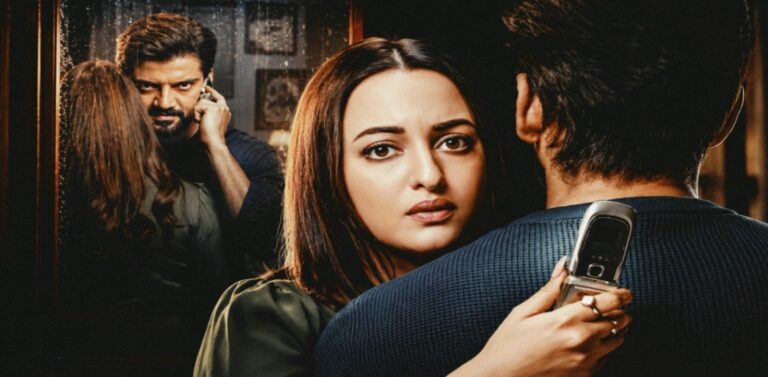 Tu Hai Meri Kiran से प्रेरित सिनेमाई थ्रिलर दृश्य, जिसमें महिला और पुरुष के बीच तनावपूर्ण रिश्ता दिखाई देता है।